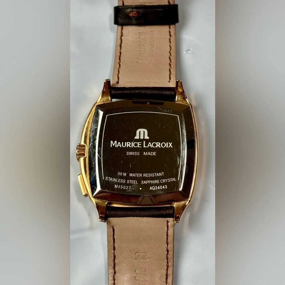 Maurice Lacroix Miros Gold Watch - Picture 3 of 6